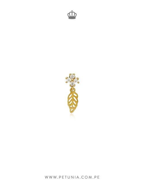 Piercing Hojita colgante 6mm