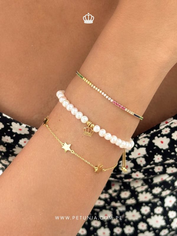 Pulsera Bruna Estrella Dorado