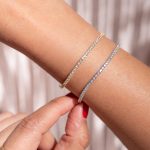 Pulsera Tennis Moissanita 2 mm