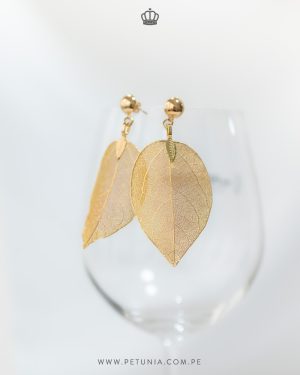 Aretes Hoja Colgante