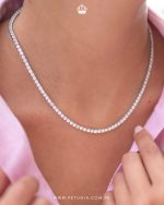 Cadena Tennis Moissanita 4mm