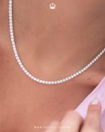 Cadena Tennis Moissanita 4mm - Imagen 2