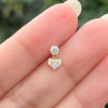 Piercing Chispa Corazon colgante 8mm