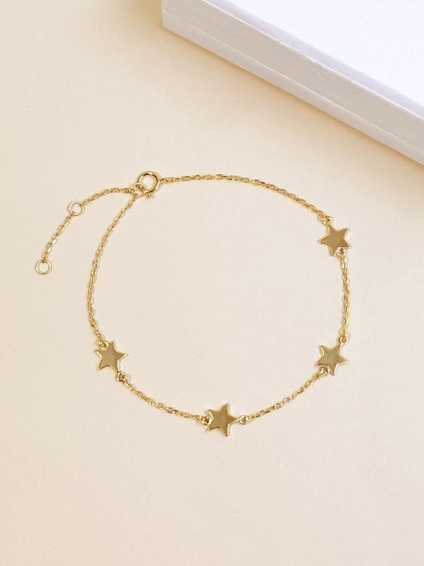 Pulsera Bruna Estrella Dorado