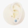 Aretes Roseta celeste