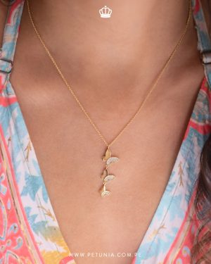 Cadena Trio Butterfly dorado
