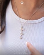 Cadena Trio Butterfly plata - Imagen 2