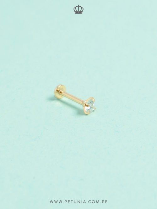Piercing Valeria diamante lab 2.5 mm