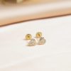 Aretes Cuore 4mm