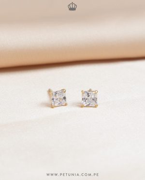 Aretes Chispa Cuadrado