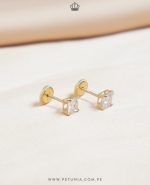 Aretes Chispa Cuadrado - Imagen 3