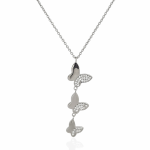 Cadena Trio Butterfly plata