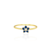 Anillo Roseta azul