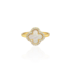 Anillo Trebol cristal