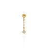 Piercing Cristal colgante