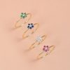 Anillo Roseta azul
