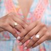 Anillo Agnes dorado
