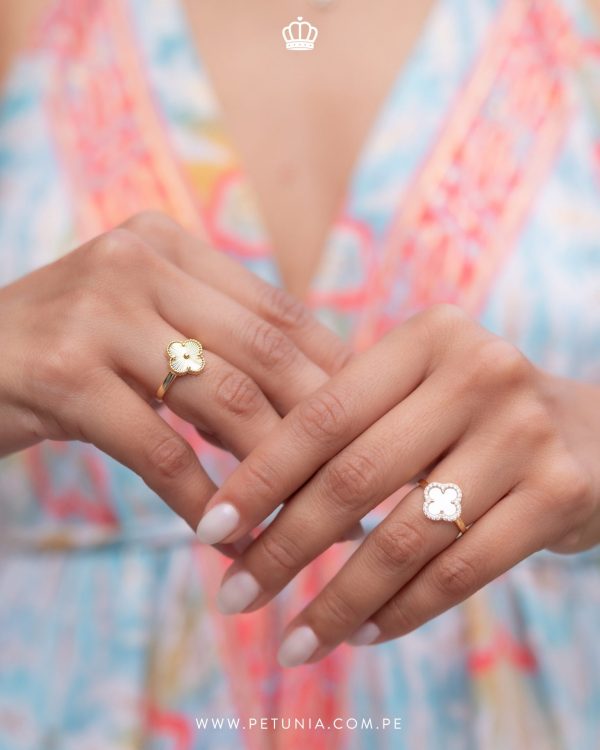 Anillo Agnes dorado - Imagen 3