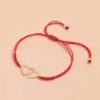 Pulsera doble Corazon oro