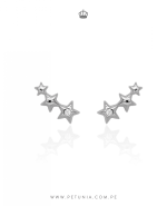 Aretes Aurora plata
