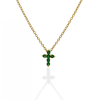 Cadena cruz verde