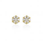 Aretes Roseta Bubu dorado