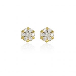 Aretes Roseta Bubu Dorado