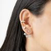 Aretes Roseta Bubu plata