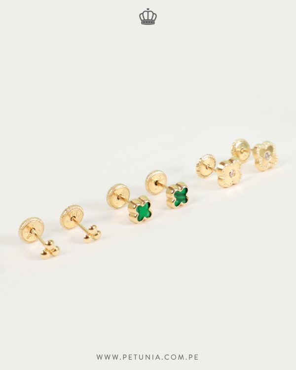 Aretes Trebol petit - Imagen 2