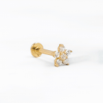 Piercing Roseta Mini blanco 8mm