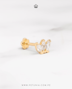 Piercing Marquis 3 hojas grande