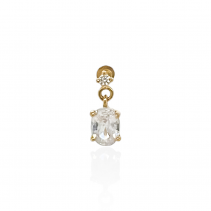 Piercing Maria chispa flotante 8mm