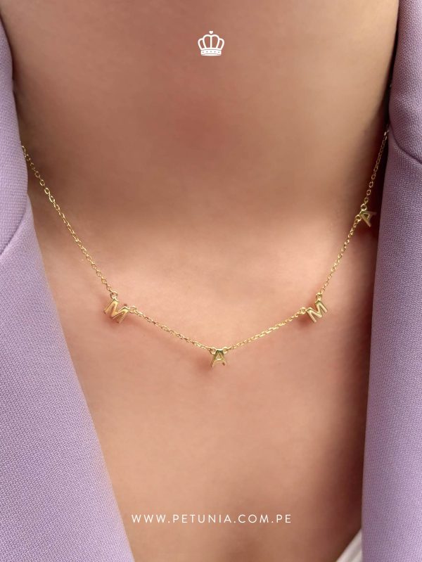 Cadena Mama dorado - Imagen 2