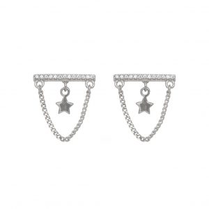 Aretes Good Night plata