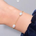Pulsera Itala plata bañada