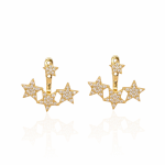 Aretes Ear Jacket Orion dorado