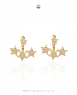 Aretes Ear Jacket Orion dorado