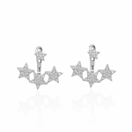 Aretes Ear Jacket Orion plata