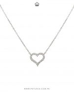 Cadena Cecilia Moissanita plata