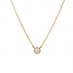 Cadena Beatriz Moissanita dorado