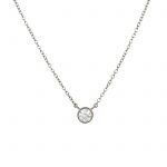 Cadena Beatriz Moissanita plata