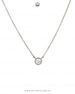 Cadena Beatriz Moissanita plata