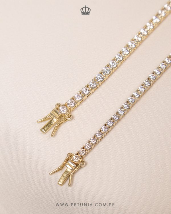 Pulsera Tennis Moissanita 3mm