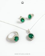 Anillo Diana oval verde - Imagen 4