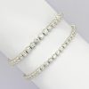 Pulsera Tennis Bezel Moissanita 3mm
