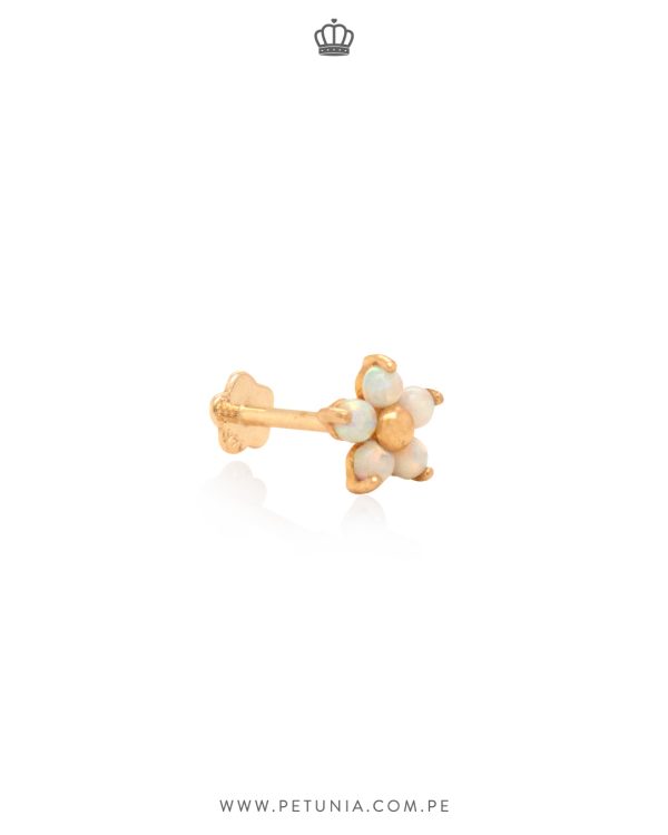 Piercing Roseta Opalo 8 mm