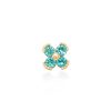 Piercing Trebol menta