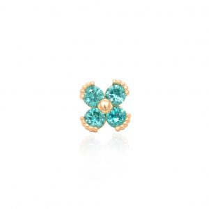Piercing Trebol Menta