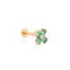 Piercing Trebol menta