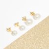 Aretes Perla oro 18k